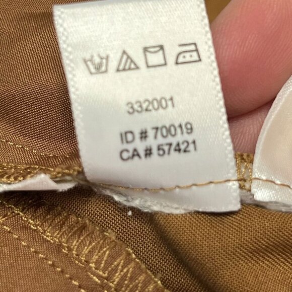 Ann Taylor 100% Lyocell Elastic Waist Belted Shorts Brown Size 8 - Picture 8 of 8